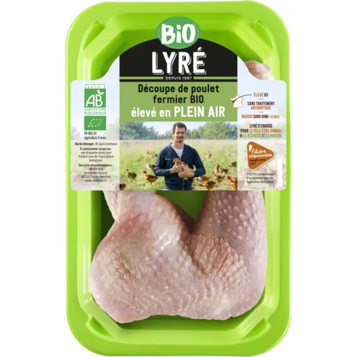 cuisses de poulet bio  lyré filière auchan  cultivons le bon