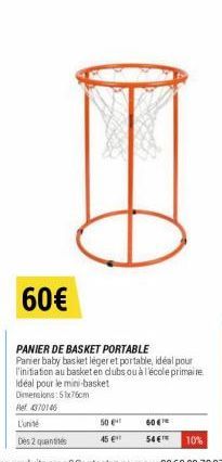 panier de basket 