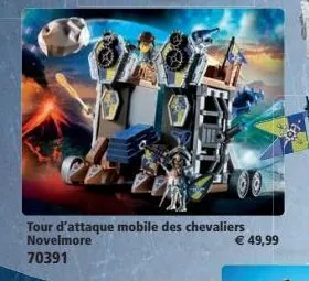 tour d'attaque mobile des chevaliers novelmore  70391  € 49,99 