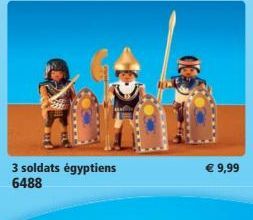 3 soldats égyptiens 6488  € 9,99 