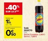 Soda  offre sur Carrefour Drive