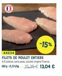 filets de poulet 