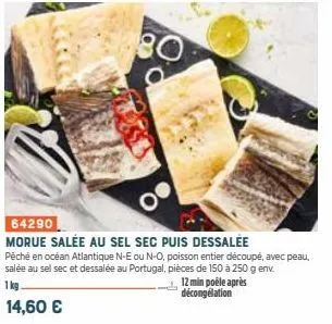 morue salée 