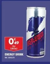 049  25d 11.c  energy drink  rm 5005274  golden  50  e 