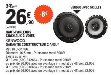 -8€  VENDUS AVEC GRILLES 