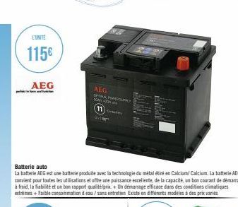L'UNITE  115€  AEG  AEG  GAL POWER SUP 500  (11) 