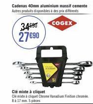 Cadenas 40mm aluminium massif cemente Autres produits disponibles à des prix différents  COGEX  3490 27€90  Ga 
