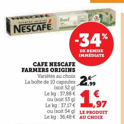 CAFE NESCAFE FARMERS ORIGINS