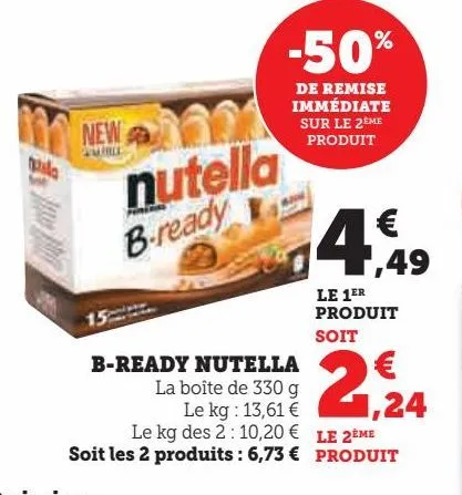 b-ready nutella