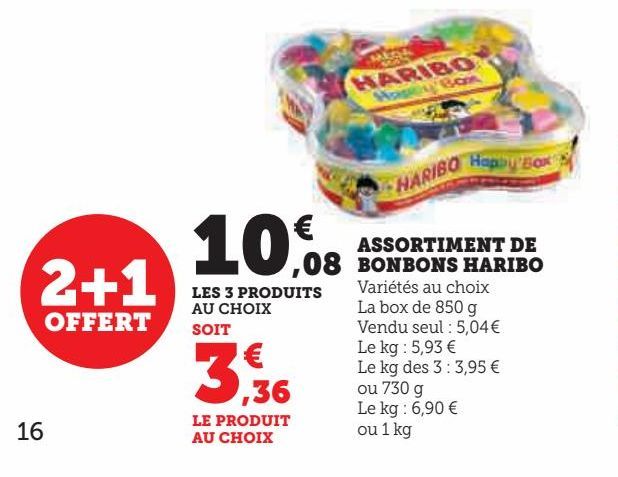 ASSORTIMENT DE BONBONS HARIBO