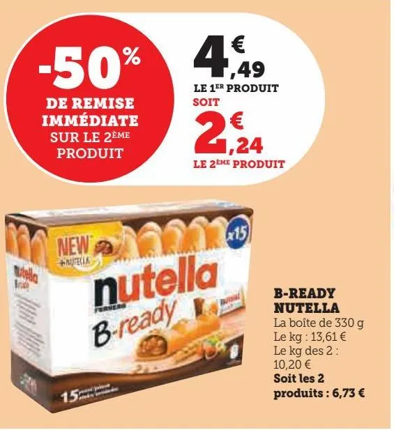 b-ready nutella