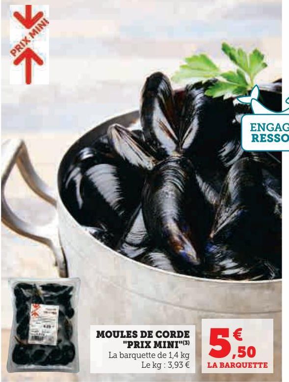 MOULES DE CORDE "PRIX MINI"