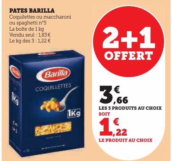 PATES BARILLA