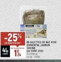 galettes de blé 