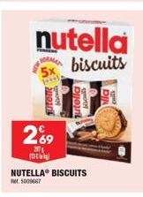 biscuits Nutella