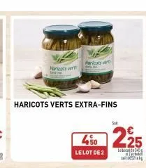 haricots verts  haricots verts extra-fins  haricots ver  450 225  leba  le lot de 2  so  tech 