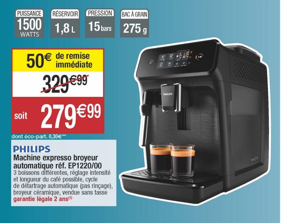 machine à café espresso Philips
