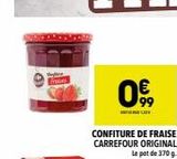 Confiture de fraise Carrefour offre sur Supeco