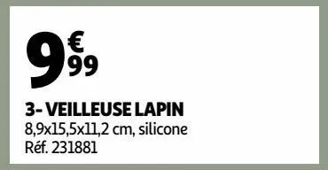 veilleuse lapin