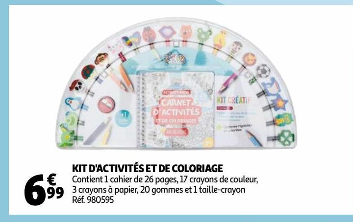 KIT D'ACTIVITÉS ET DE COLORIAGE