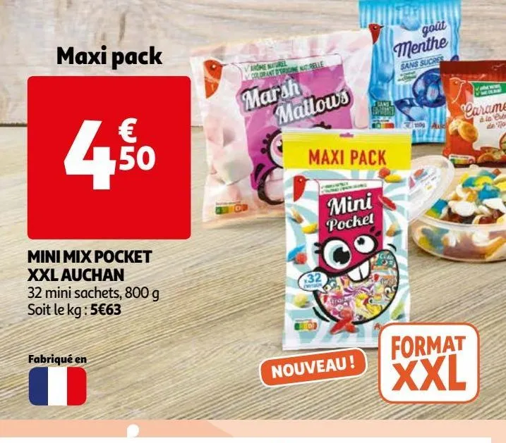 mini mix pocket xxl auchan