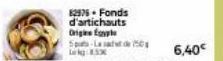 82976. Fonds d'artichauts  Orig Spu-La satw Lokg:8.5X  6,40€ 