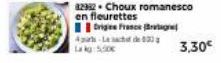 Origes France Bra 4-Led de 30 Lakg: 5,50€  82992 Choux romanesco en fleurettes  3,30€ 