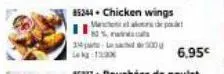 85344. chicken wings  de p  10%, rii  14 pts led 00 13:30 