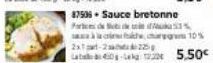 87505 Sauce bretonne Ford%  2x1-2225 