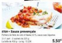 87504 Sauce provençale Pdfd53% 21-2225g  5,50€ 