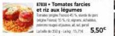 87838 Tomates farcies et riz aux légumes fresco  25%  quistat.p  2015 5,50€ 