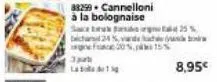 88299.cannelloni à la bolognaise seb5%  24% vads had b  bica  ne fe 20% p  3pati 