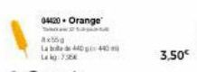 04420 - Orange  8x560  La b440 440 Lag  3,50€ 