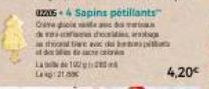 La La  02205-4 Sapins pétillants  Oure  da dara  21.00  s  wchod  cal time av du betapilats  1922 