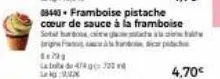 08443 framboise pistache coeur de sauce à la framboise sotthurt  brigi fadicar p  41722  labd 474723  k  4.70€ 
