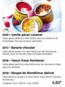 26766 vanille pécan caramel sinh và chia se t  26712. banane chocolat  carre  a des  thom  26790 yaourt fraise framboise by  a des  26766 nougat de montélimar abricot deguptate sacerd 
