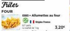 83583+ Allumettes au four  Orig Frans  3,20€ 