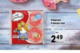 THE SIMPSONS  Donuts  Simpsons 4 donuts rose  47  168 g  249  kg-14,82 €  Prodal d  offre sur Lidl