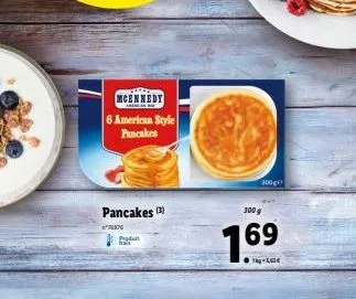 mcennedy  6 american style pancakes  pancakes (3)  *76876  pradsit a  300g  300g  7.69  -5,00€ 