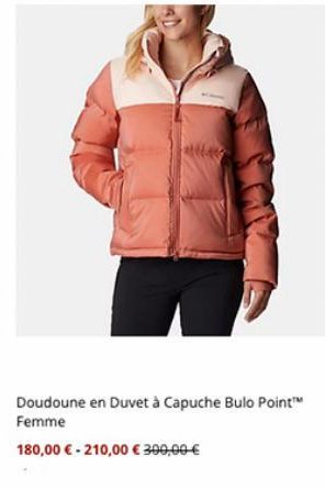 Doudoune en Duvet à capuche Bulo Point™ Femme  180,00 € - 210,00 € 300,00 € 