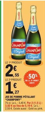 jus de pomme Champomy