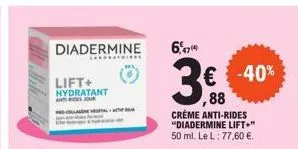crème anti-rides diadermine