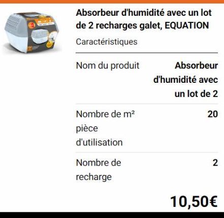 absorbeur d'humidité 