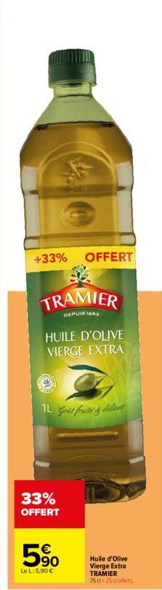huile d'olive vierge Tramier