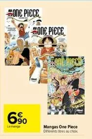 6%  lenangs  one piece  one piece  fone piece  mangas one piece  différents titres au choix 