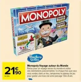 aach archon p  y  21⁹0  pod betray  hasbro  gaming  monopoly voyage autour du monde partez pour un voyage autour du monde et vister des destinations passionnantes ! a chaque fois que vous vous rendez 