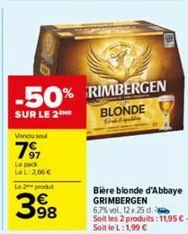 bière blonde grimbergen