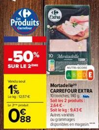 mortadelle Carrefour