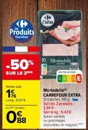 mortadelle Carrefour