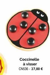 coccinelle à visser cn536 - 27,00 € 